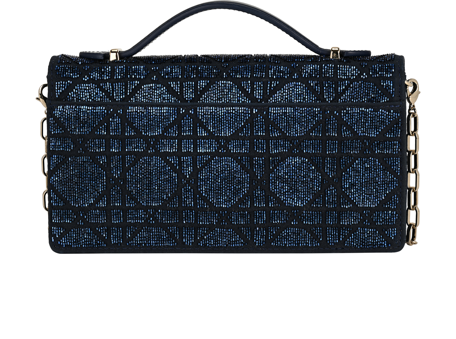 My Dior Mini Bag, &pound;2,200, Handbags, Blue, Leather, Back view